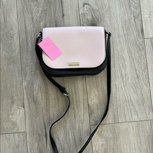 Pink and Black Kate Spade crossbody